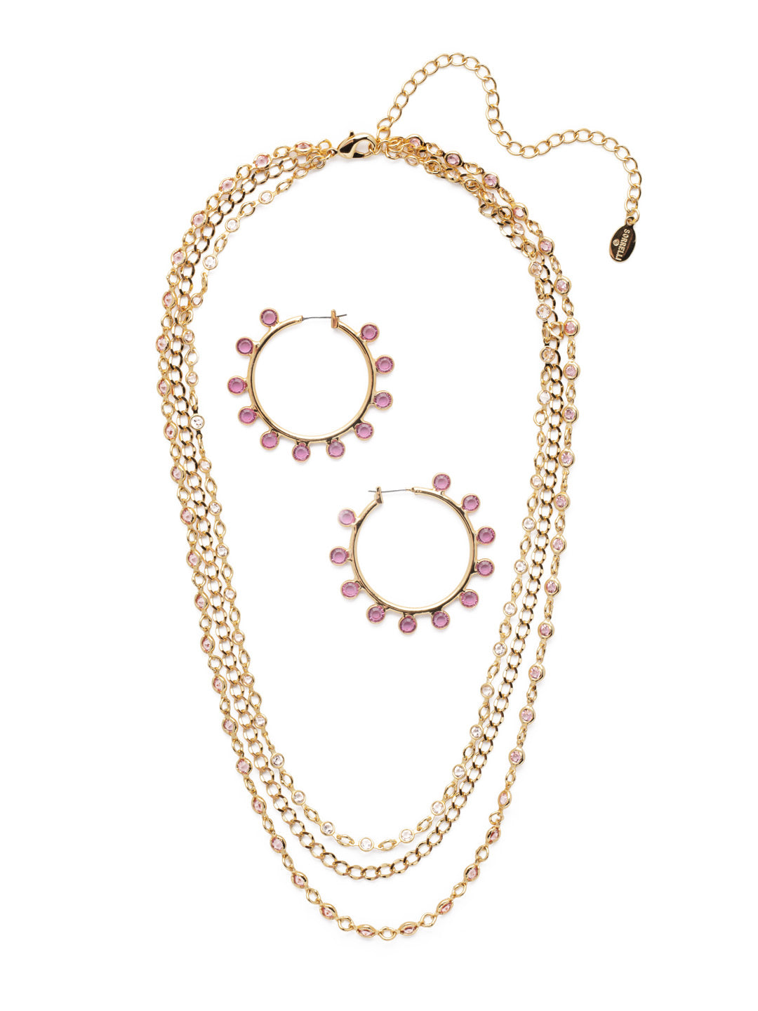 Drew Necklace/Earring Gift Set - GEP9191ASPNK - Sorrelli