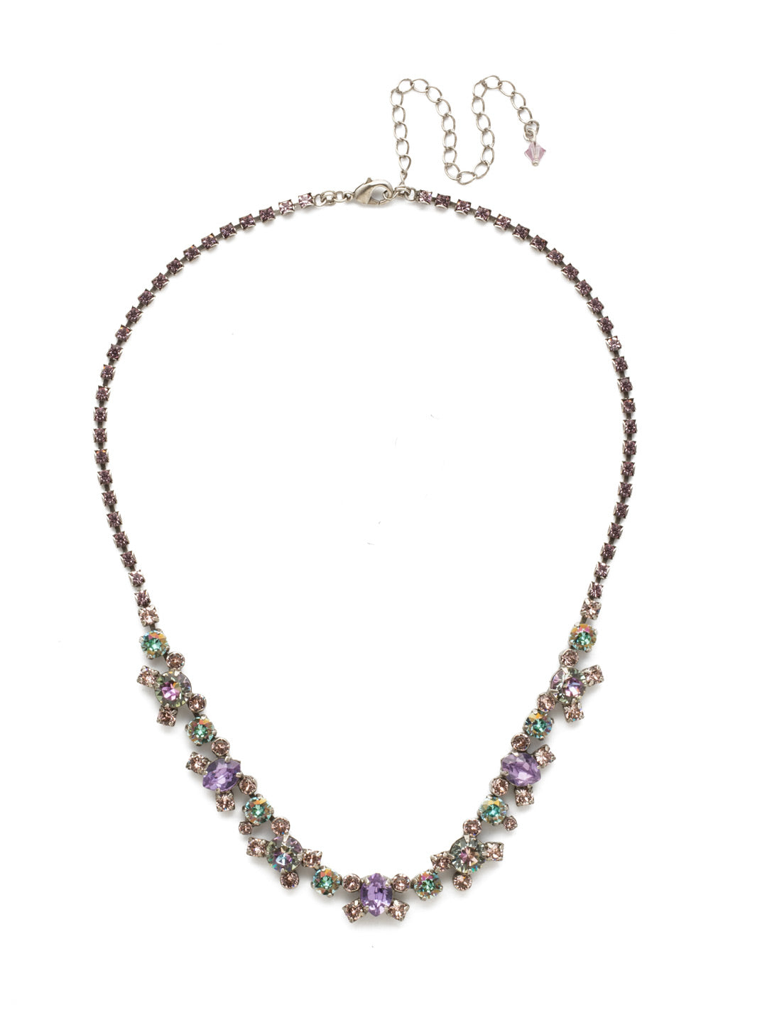 Abstract Crystal Collar Necklace - NDG11ASBBR - Sorrelli