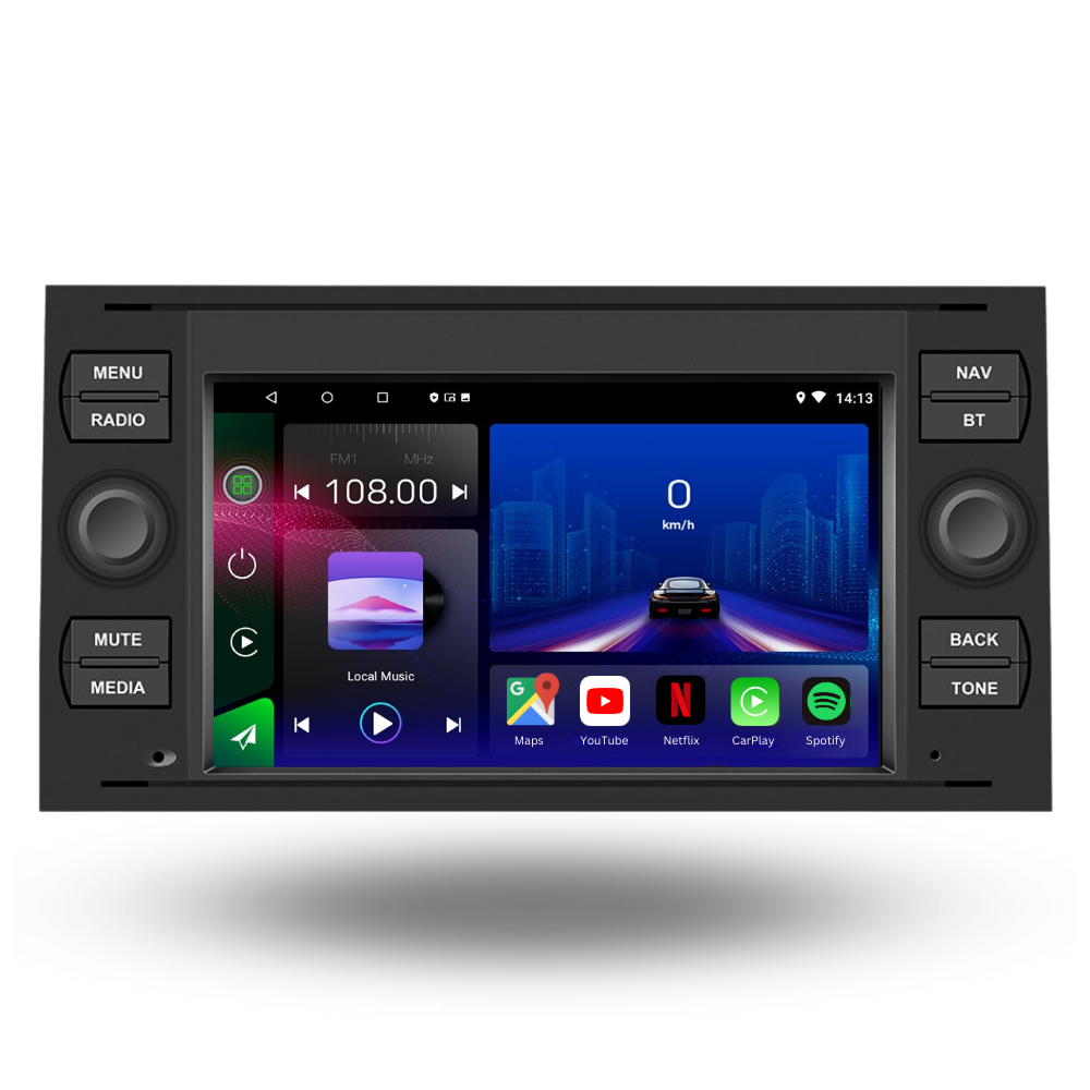 128gb Autoradio Android 12 Écran 2din Voiture Multimédia GPS Pour Ford Kuga  C-max Escape Autoradio Bt Navigation Stéréo Unité Centrale