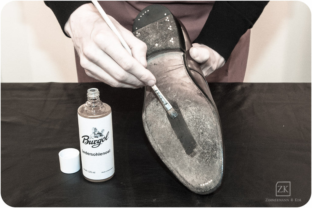 leather sole oil