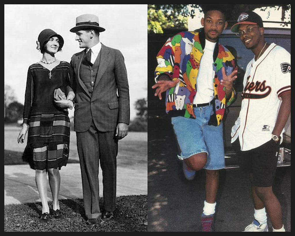 1920s vs 1990s fashion