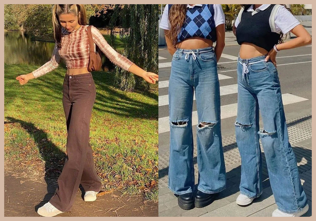 Wide legged Jeans - 2000s Aesthetics