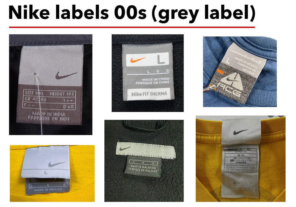 nike 00s labels