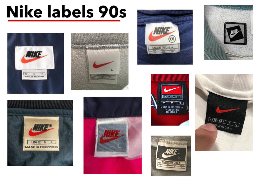 Nike 90s labels