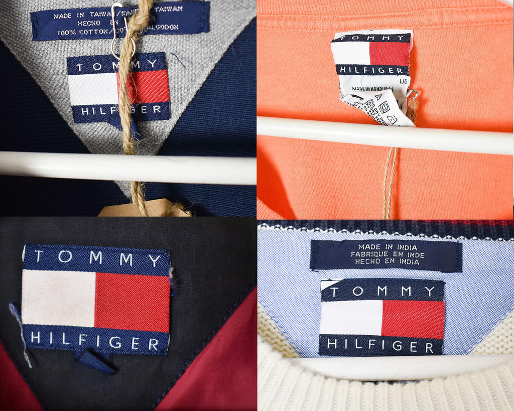 Vintage tommy Hilfiger labels