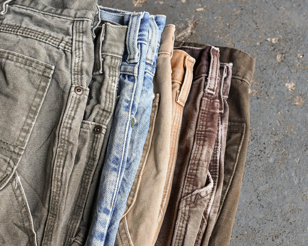 vintage workwear jeans