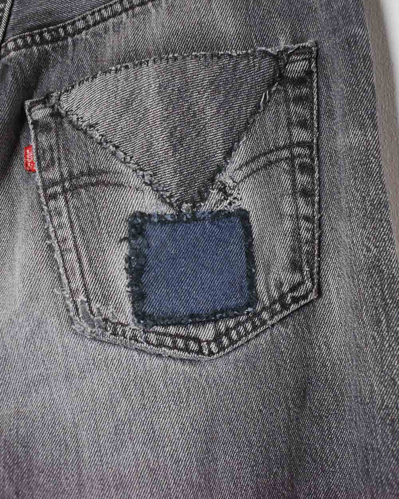 Vintage 90s Grey Levi's USA 501 Double Knee Jeans - W32 L32 Cotton