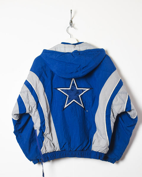 Starter X NFL Dallas Cowboys 1/4 Zip Hooded Jacket - Large Women's | Domno  Vintage