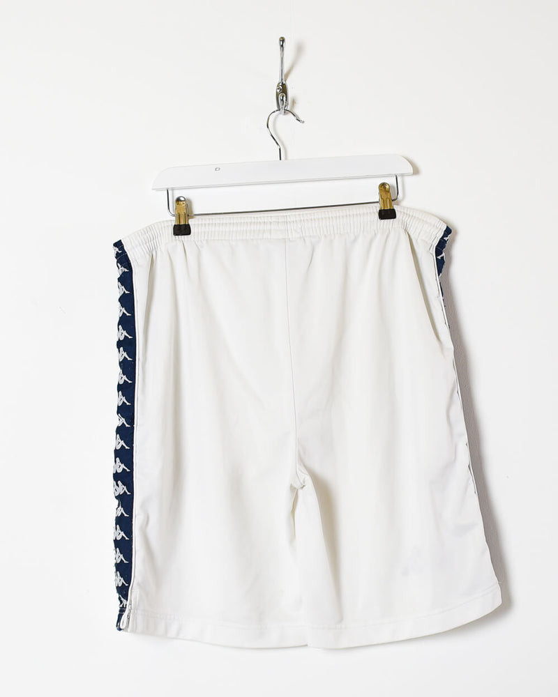 operatør ozon hane Vintage 90s Polyester Plain White Kappa Shorts - XX-Large– Domno Vintage