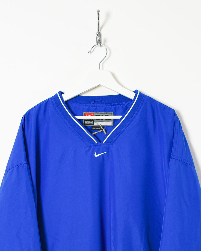 Vintage Polyester Blue Nike Team Jacket - XX-Large– Domno Vintage