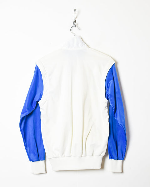 Vintage 80s White Kappa Tracksuit Top - Small Polyester– Domno Vintage