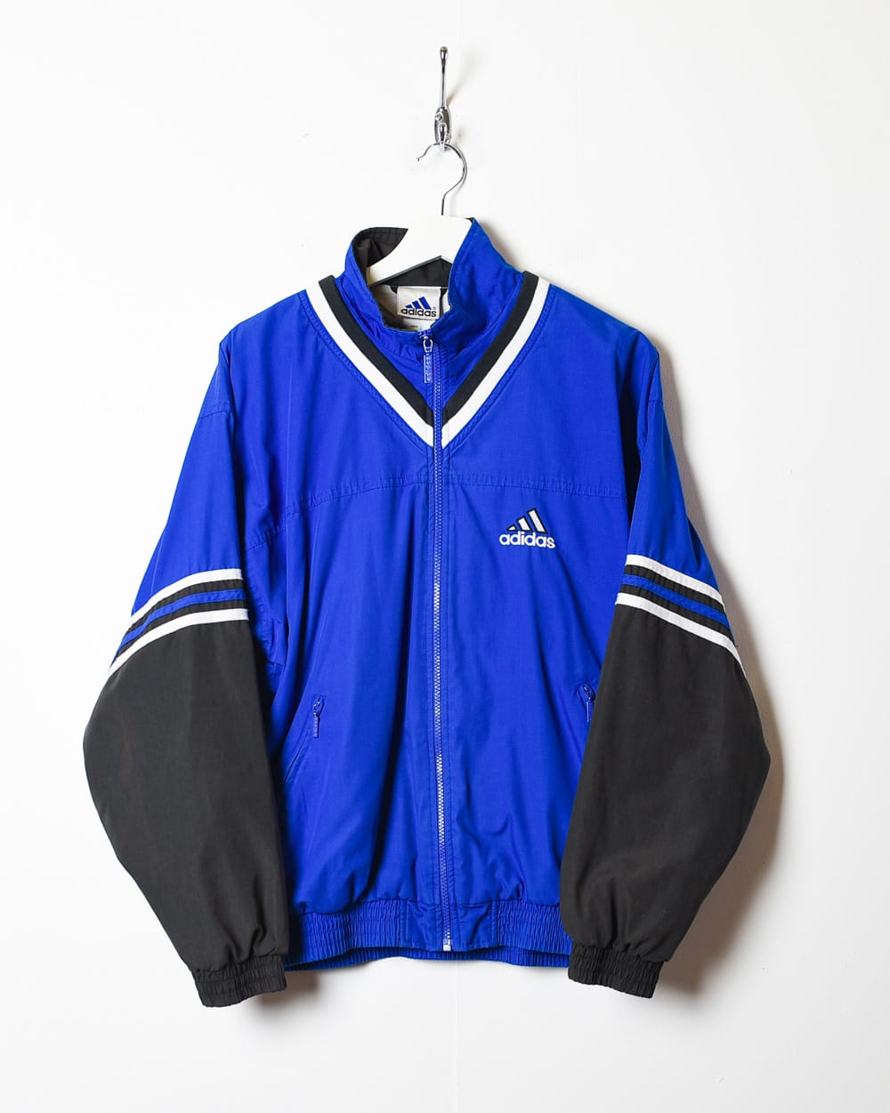 explorar Fotoeléctrico Instituto Vintage 90s Blue Adidas Windbreaker Jacket - Small Polyester– Domno Vintage