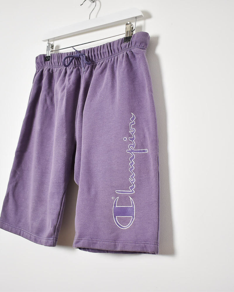 Vintage 90s Cotton Purple Champion Shorts - Domno