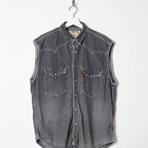 Levi's Sleeveless Denim Jacket - Large | Domno Vintage