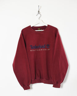 Maroon Timberland Weather Gear Sweatshirt - Medium