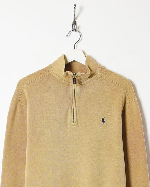 Ralph Lauren 1/4 Zip Sweatshirt - Medium | Domno Vintage