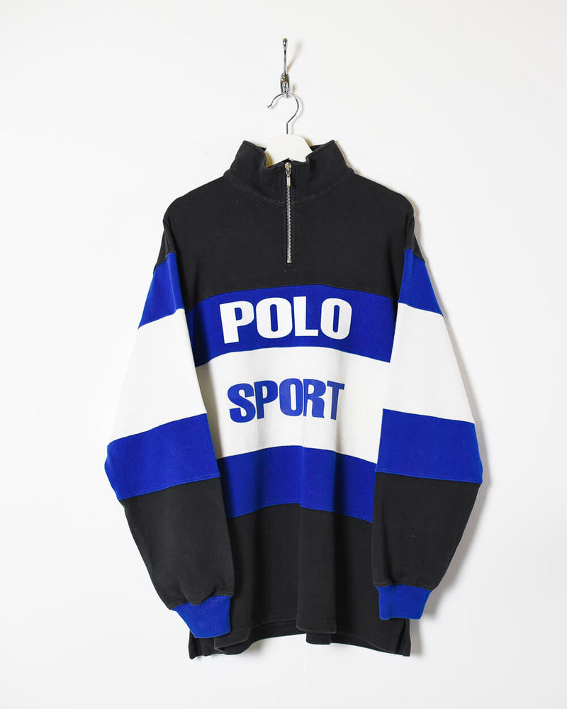 Ralph Lauren Polo Sport 1/4 Zip Sweatshirt - XX-Large | Domno Vintage