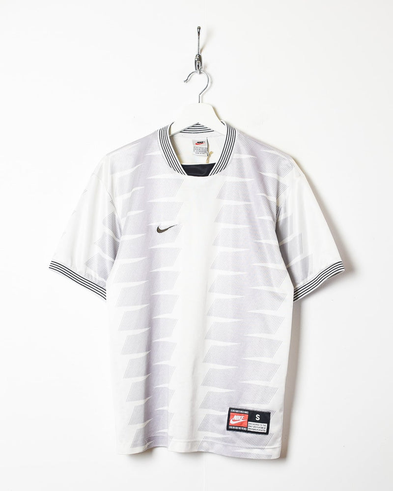 Vintage 90s White Nike Team Sports T-Shirt Small Polyester– Domno Vintage