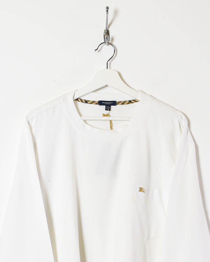 Burberry London Long Sleeved T-Shirt - XX-Large | Domno Vintage