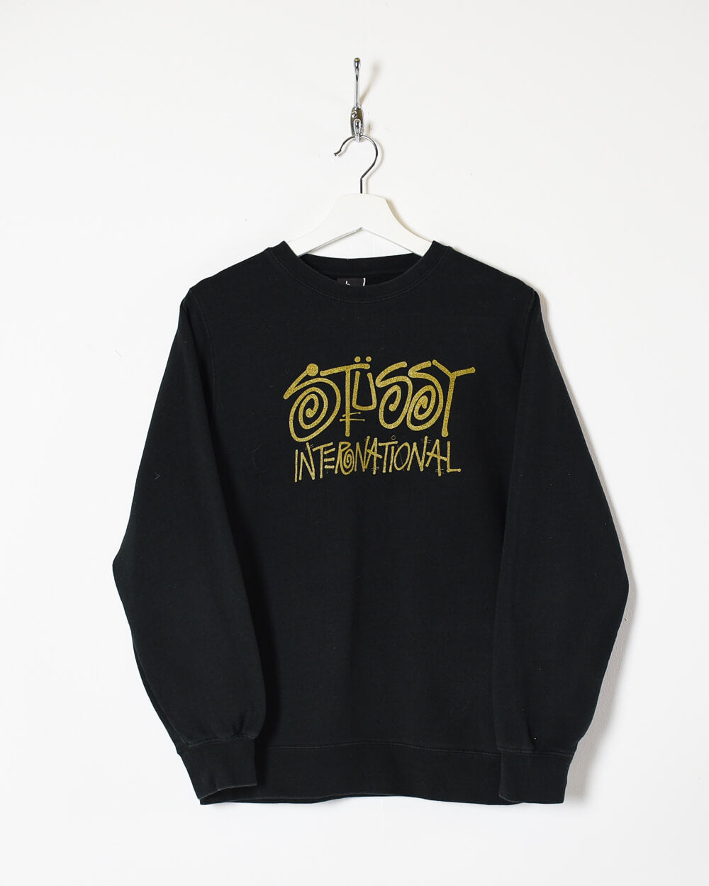 Sweatshirt Stussy Yellow size L International in Cotton - 30555472