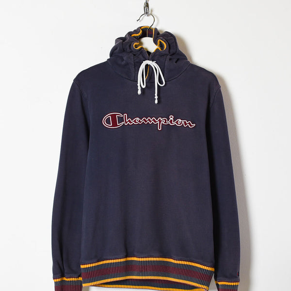 Vintage 10s+ Cotton Navy Champion Hoodie - Small– Domno Vintage