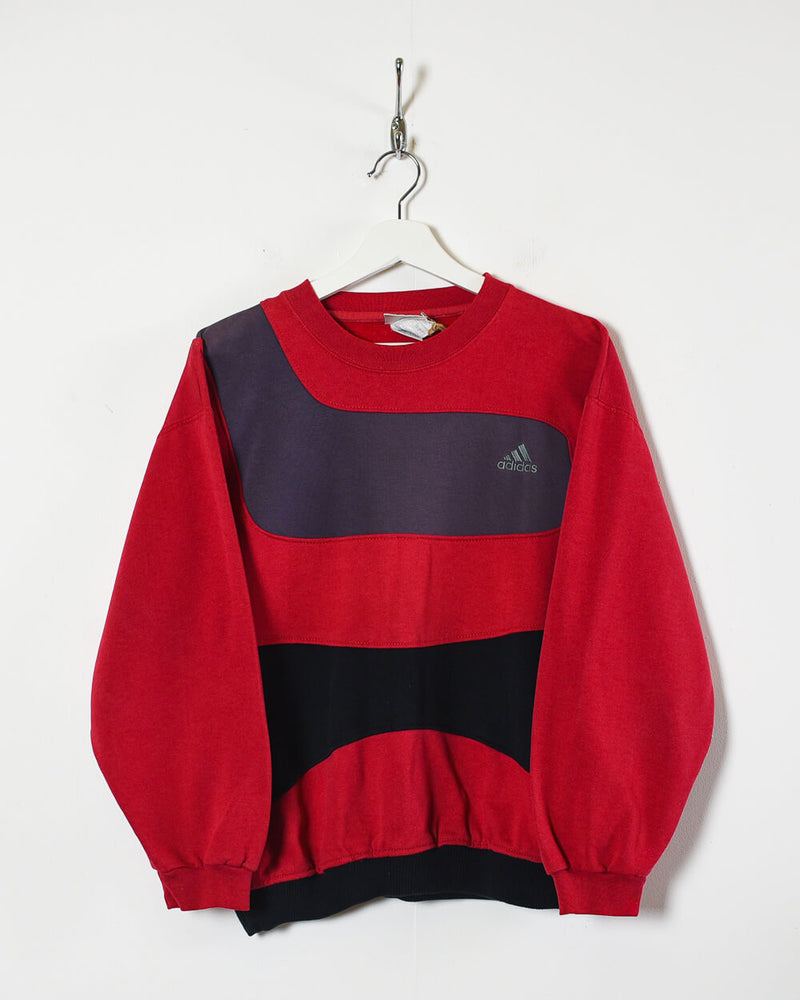 Repetirse músico teoría Vintage 90s Navy Adidas Rework Sweatshirt - X-Small Cotton mix– Domno  Vintage