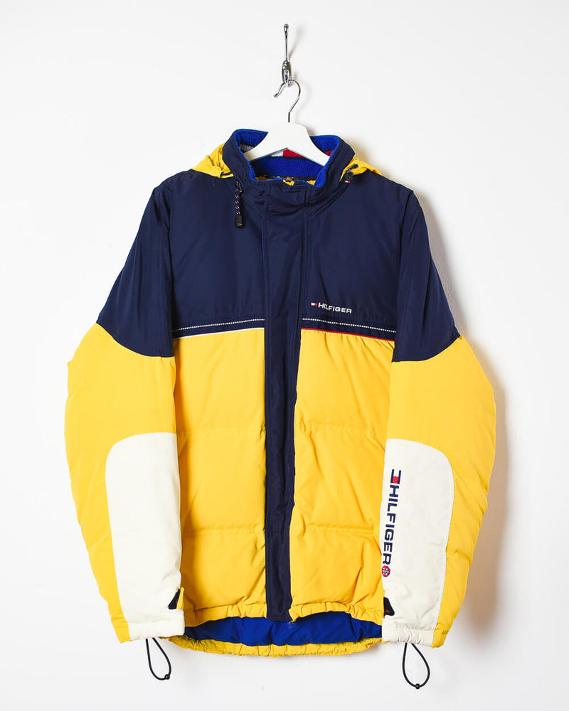 Materialisme Tol Wees Vintage 00s Navy Tommy Hilfiger Puffer Jacket - Large Polyester– Domno  Vintage
