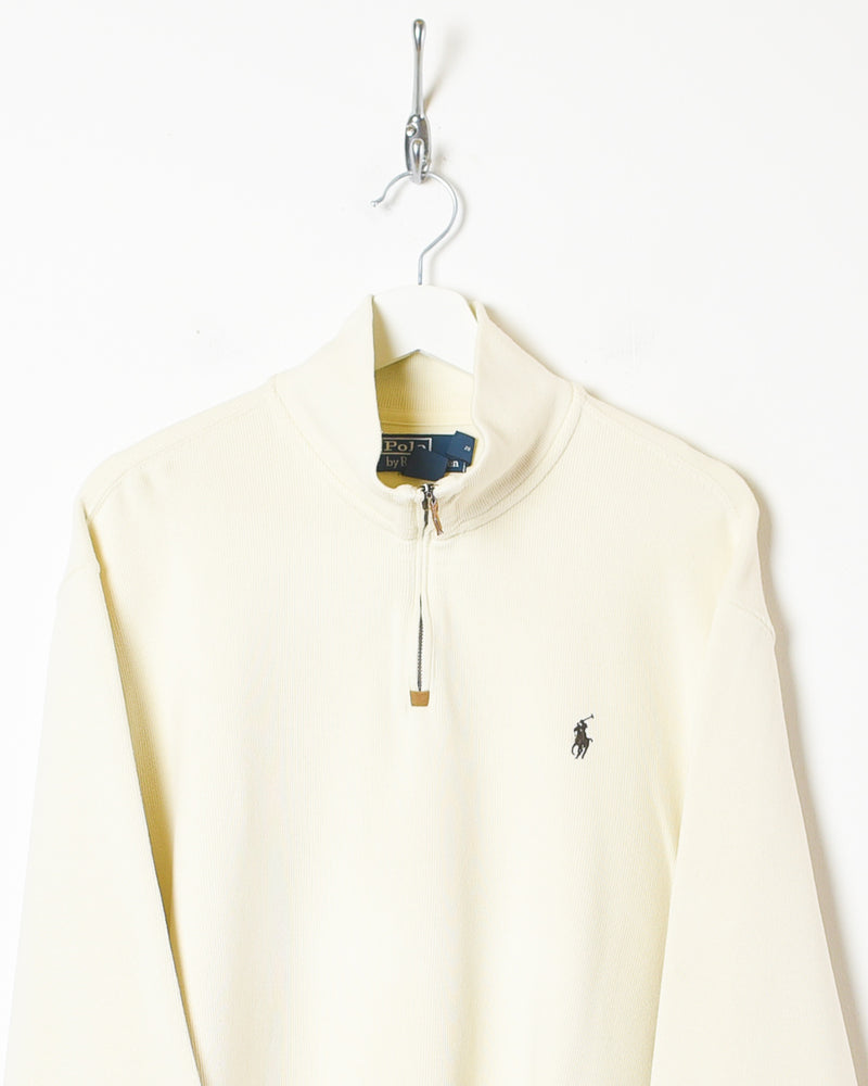 Polo Ralph Lauren 1/4 Zip Sweatshirt - X-Large | Domno Vintage
