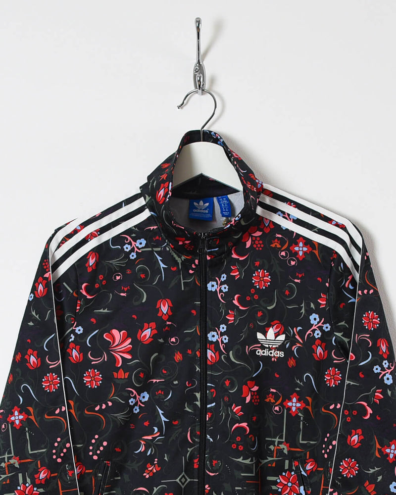 Adidas Women's Floral Tracksuit Top - | Domno Vintage