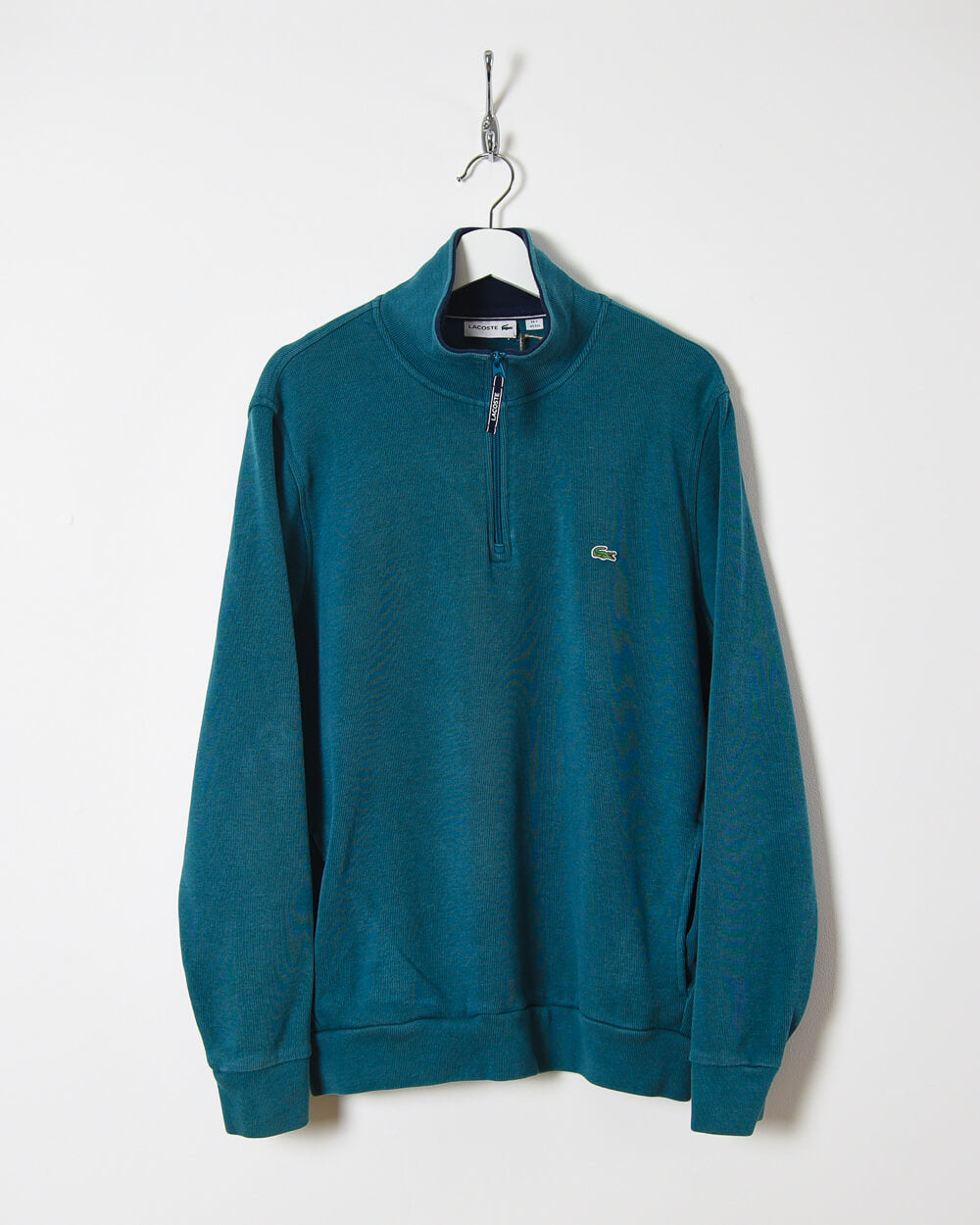 最新品即納 Supreme 18SS teal S Supreme Lacoste Velour Poloの通販