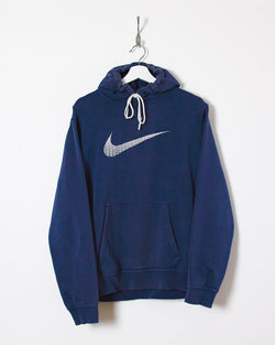 blue nike hoodie medium