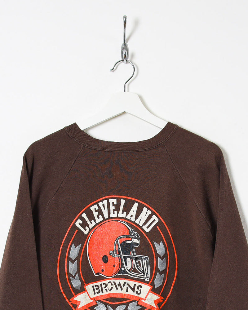 mbloomstine Cleveland Browns Retro Crewneck Sweatshirt