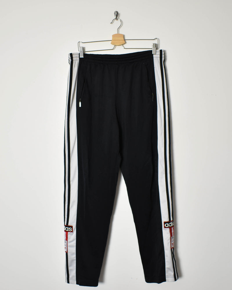 adidas popper tracksuit bottoms