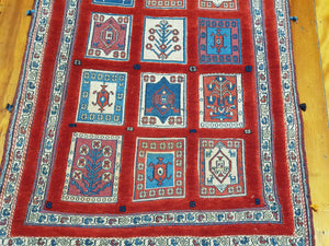 Hand knotted wool Rug 1545 size 244 x 83 cm Iran