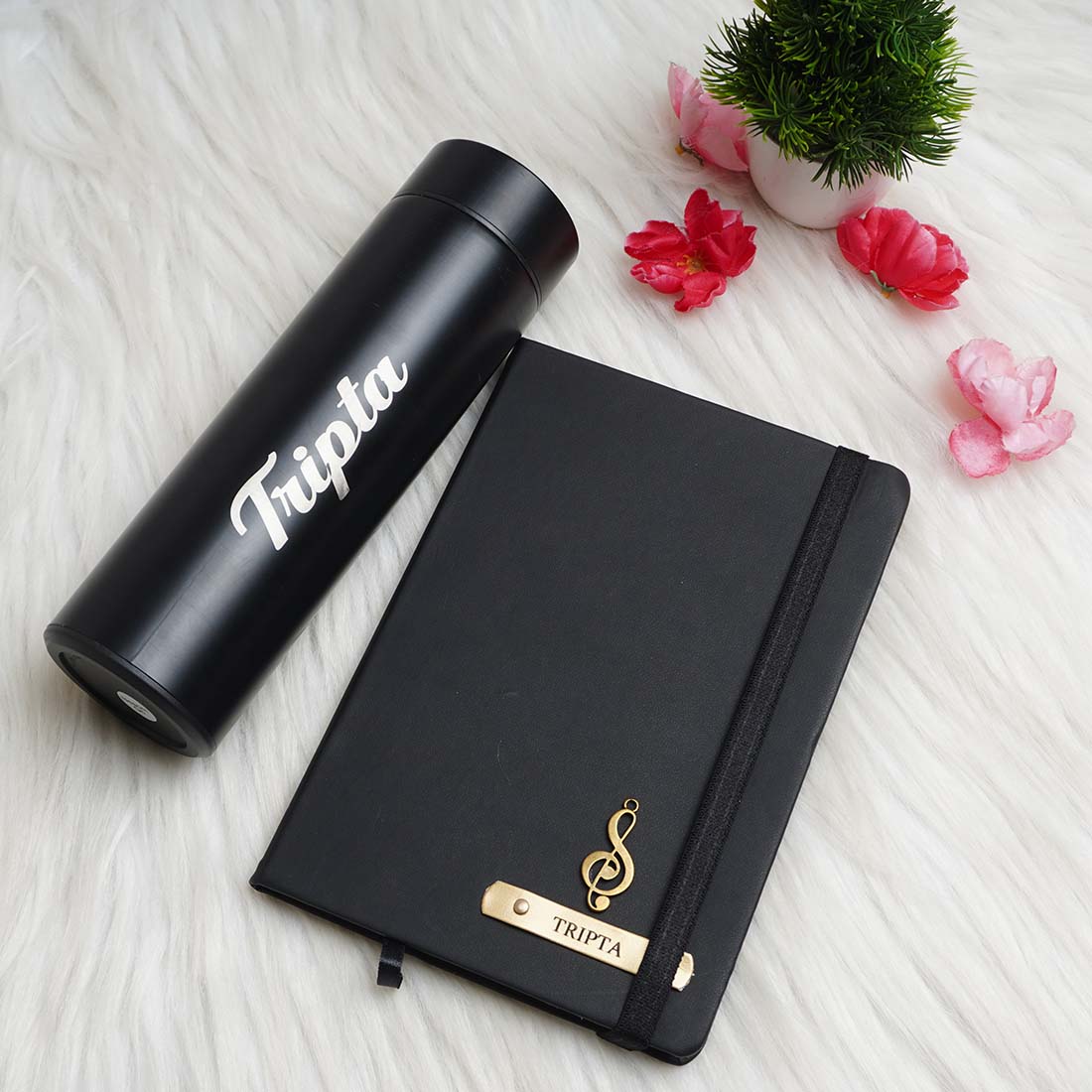 Personalized Bottle & Diary Combo