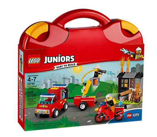 lego juniors fire patrol suitcase