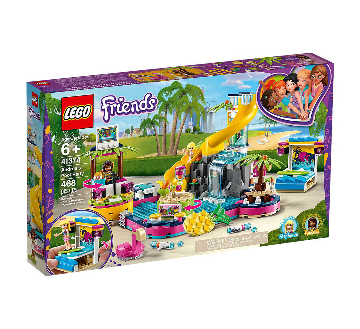 Lego Friends Andrea's Pool Party | 41374 - Sam Turner & Sons