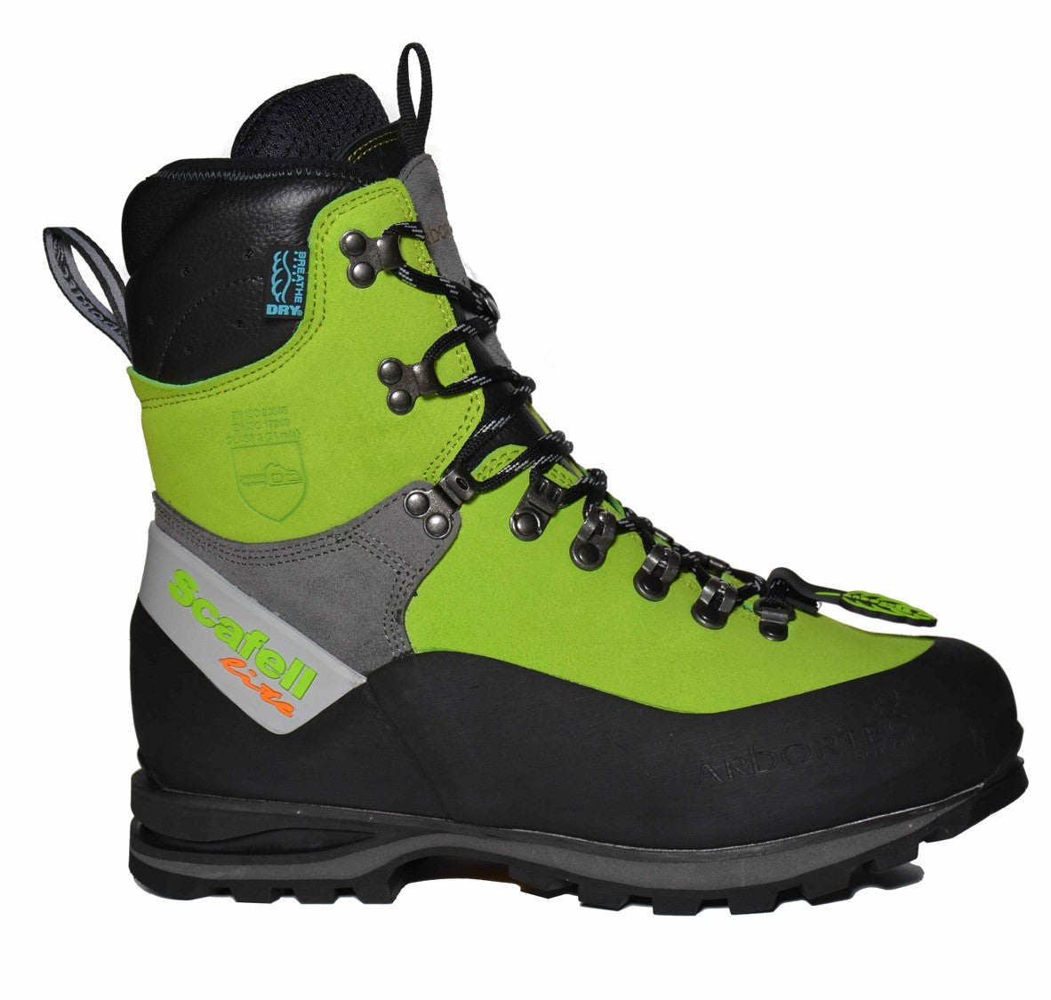 Arbortec Scafell Lite Class 2 Chainsaw Boot | Black, Blue, Lime or Red ...
