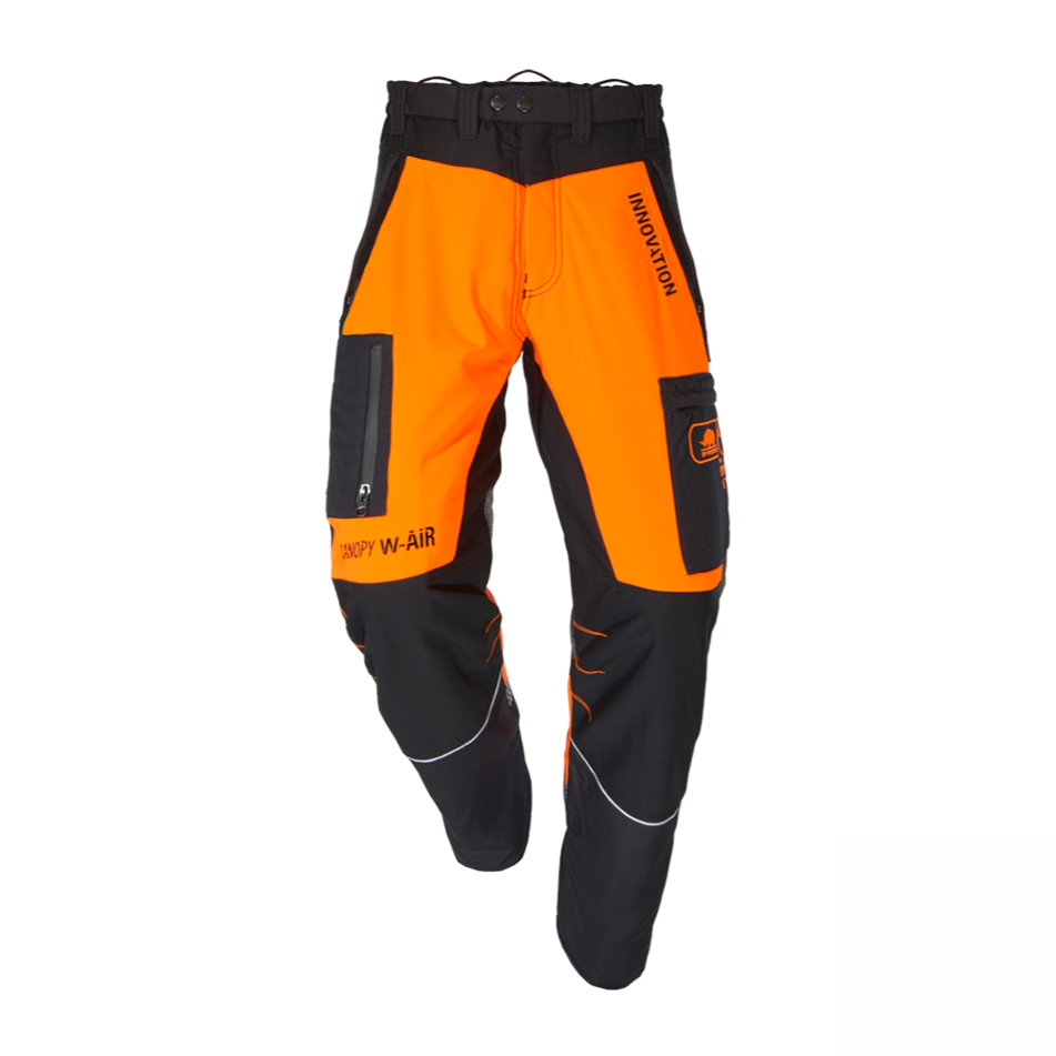 SIP Protection Arborist Rail Chainsaw Trousers Class 1 Type C - Orange / L  | Retro reflective, Metal lace, 1trh