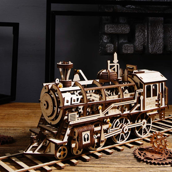 rokr wooden train