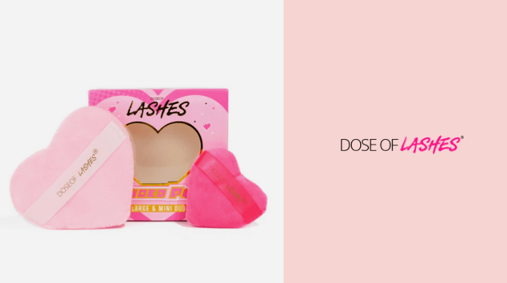 Makeup powder puffs available at Dose of Lashes