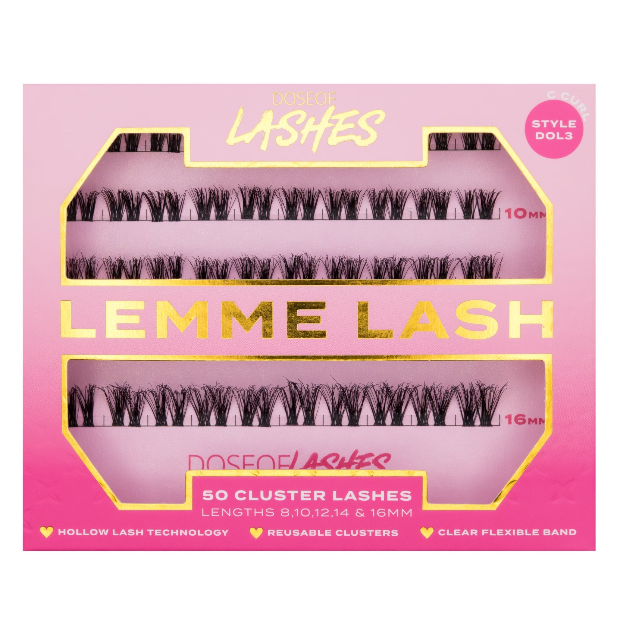 DOL3 Mixed Length Clusters - Dose of Lashes product image