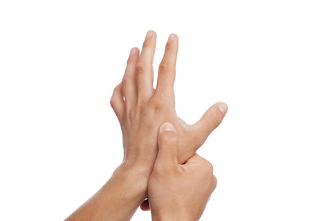 Acupressure Therapy on Pressure Points on Hand