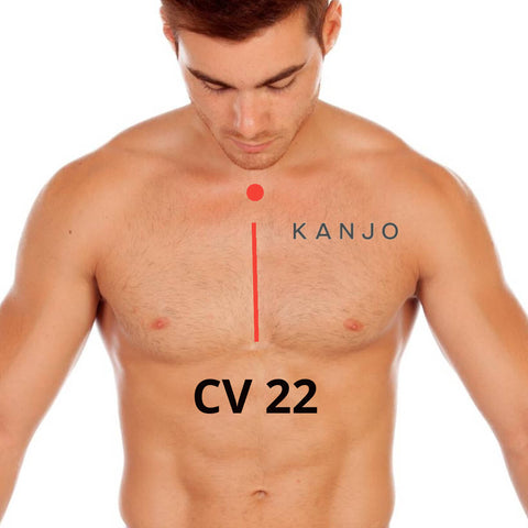 cv22 pressure point in front of chest