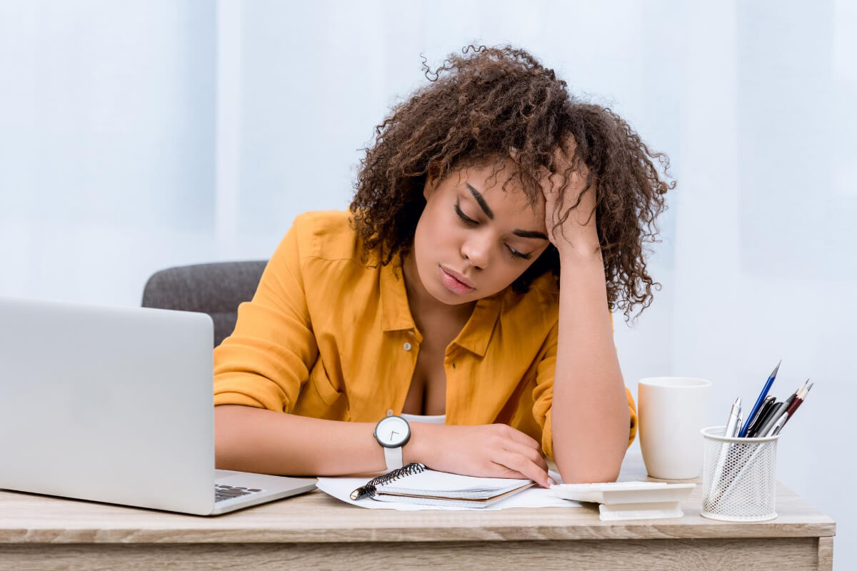 Woman Having Fatigue