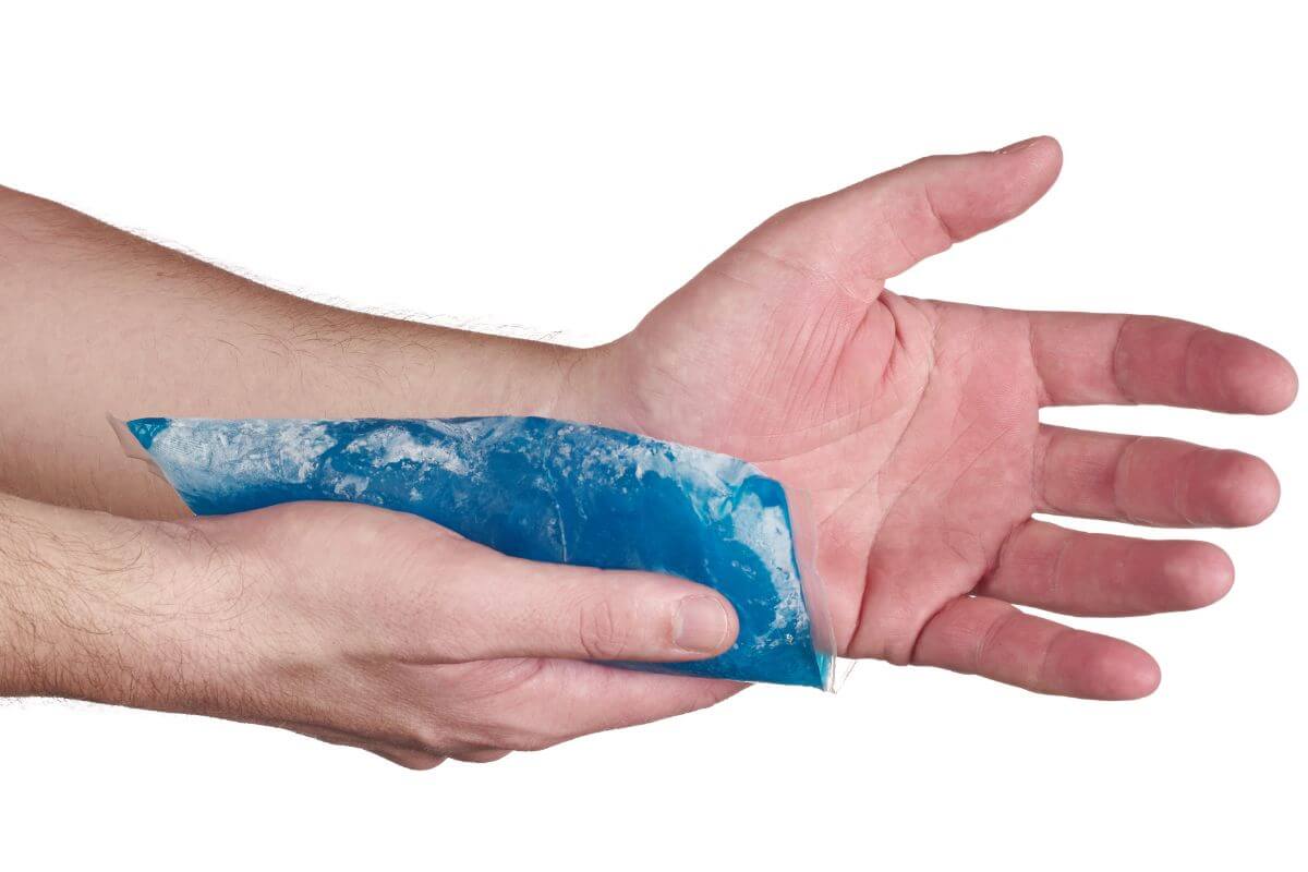 Ice Bag on a Swollen Arm