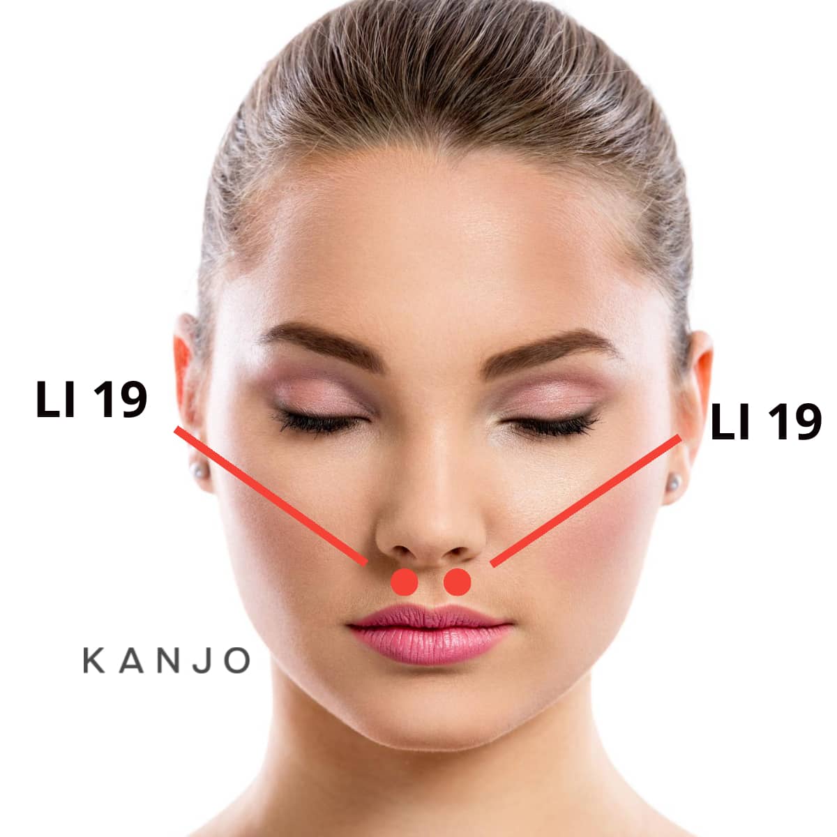 Large Intestine 19 (LI 19) Pressure Points