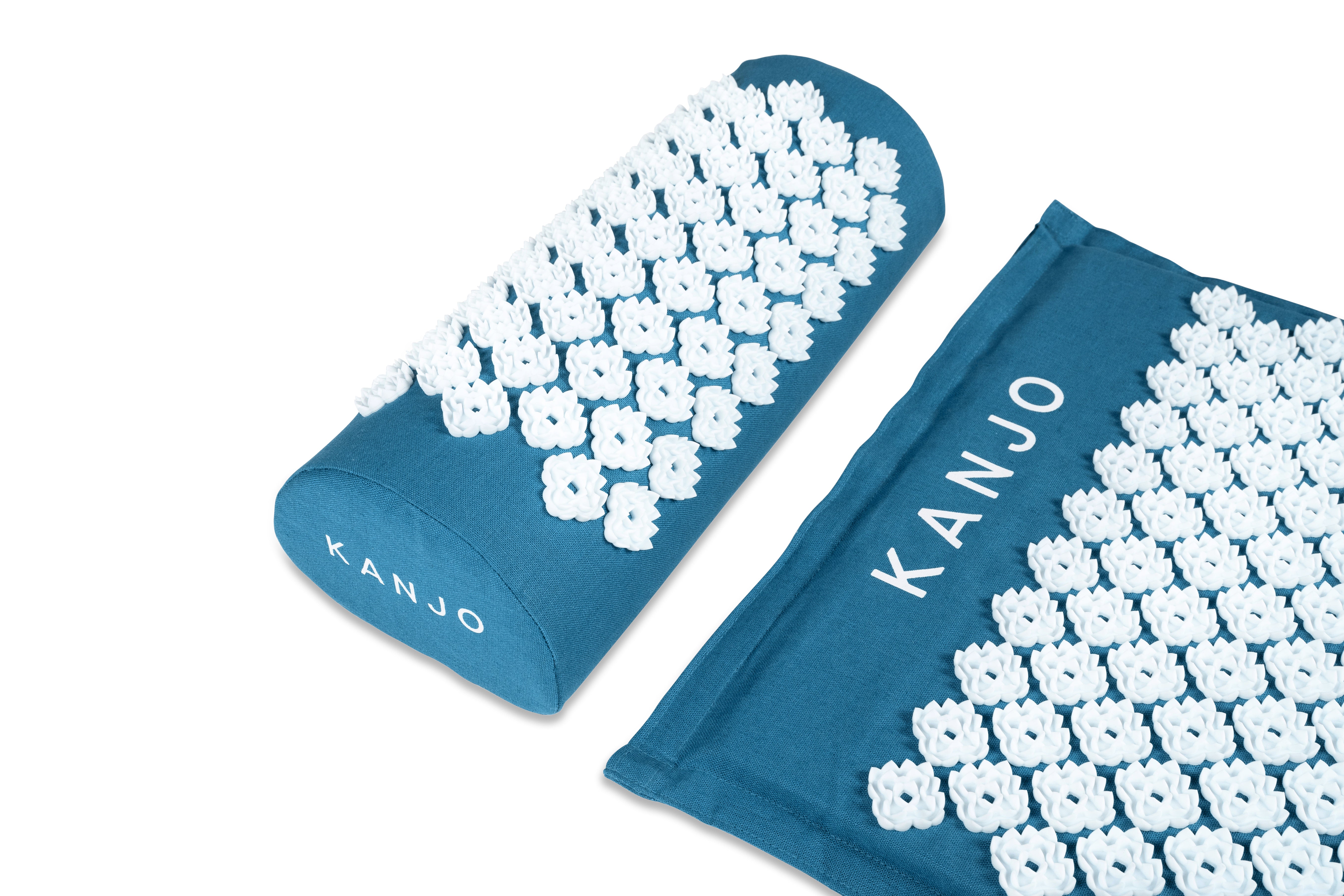 FSA-Approved Kanjo Memory Foam Acupressure Mat Set, Periwinkle