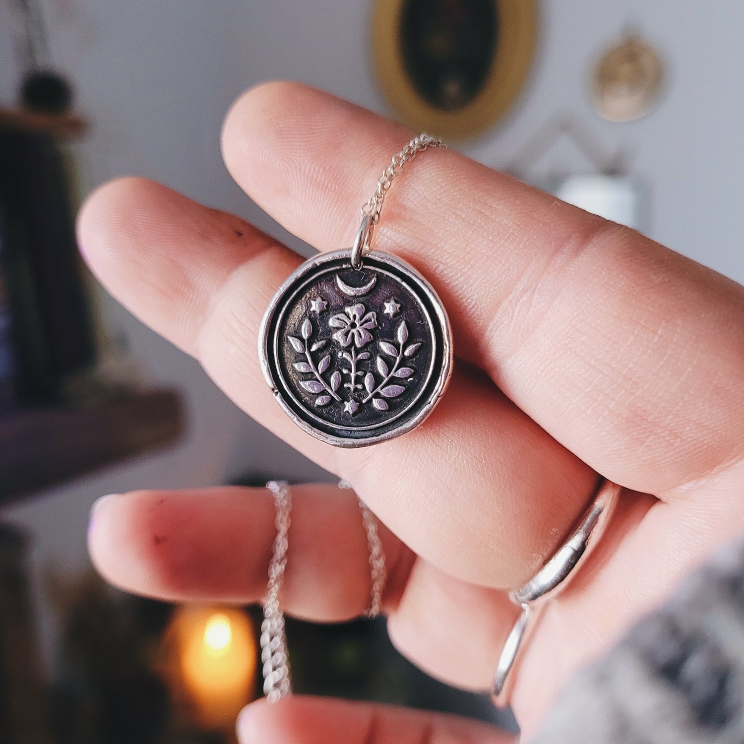 Sterling Silver First Seal of Agrippa Talisman for Prosperity - magick ...