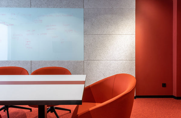 interesting meeting room furniture in a London office